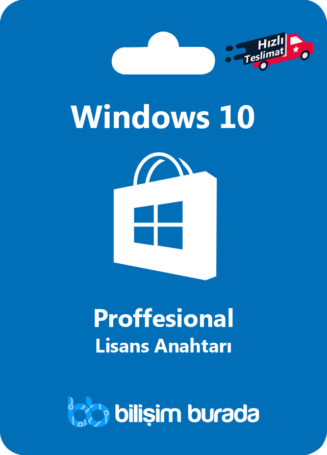 Windows 10 Pro  Orijinal Lisans OEM Dijital Online Aktivasyon